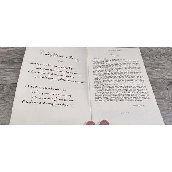 HUNTING THE WILD TURKEY First Reprint of the Famous Tom Turpin 1966 Roger Latham - Picture 7 of 10